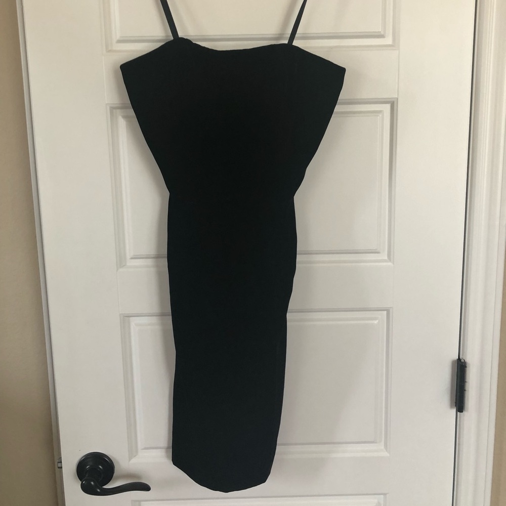 Black Velvet Cocktail Dress